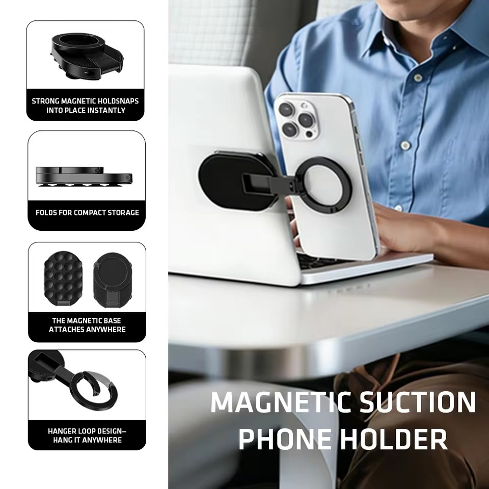 Quirky Phone Accessories - MA39 Magnetic Foldable Phone Stand Universal