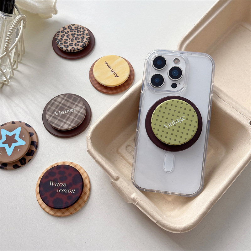 Phone Accessories For Teen Girls - Magnetic Pop Socket Phone Grip Expandable