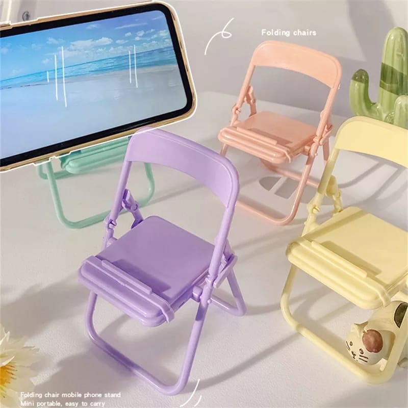 Phone Accessories Cute - Cute Chair Phone Holder Stand Creative