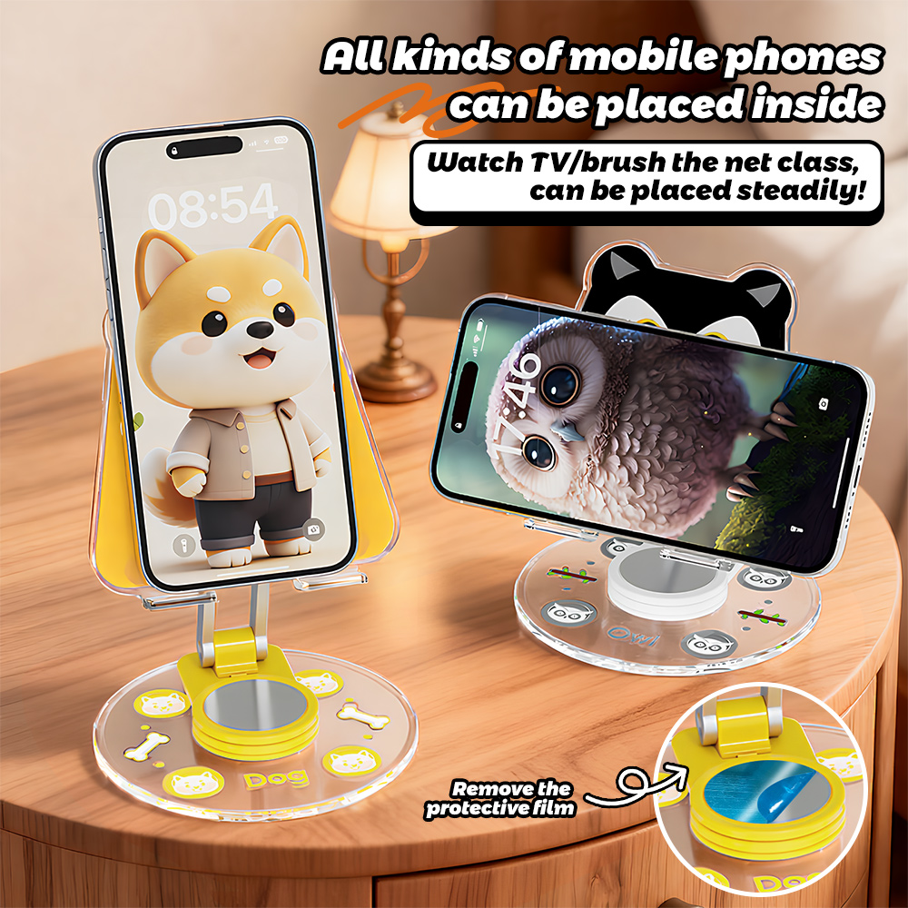 Cute Animal Phone Stand 360 Ro - đánh giá và giá Phone Accessories For Teen Girls
