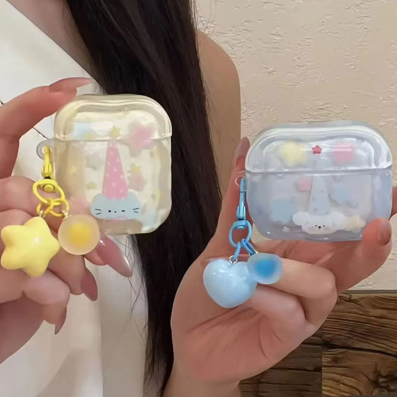 Cute Cat Puppy Colorful Star F - đánh giá và giá Yellow Phone Accessories