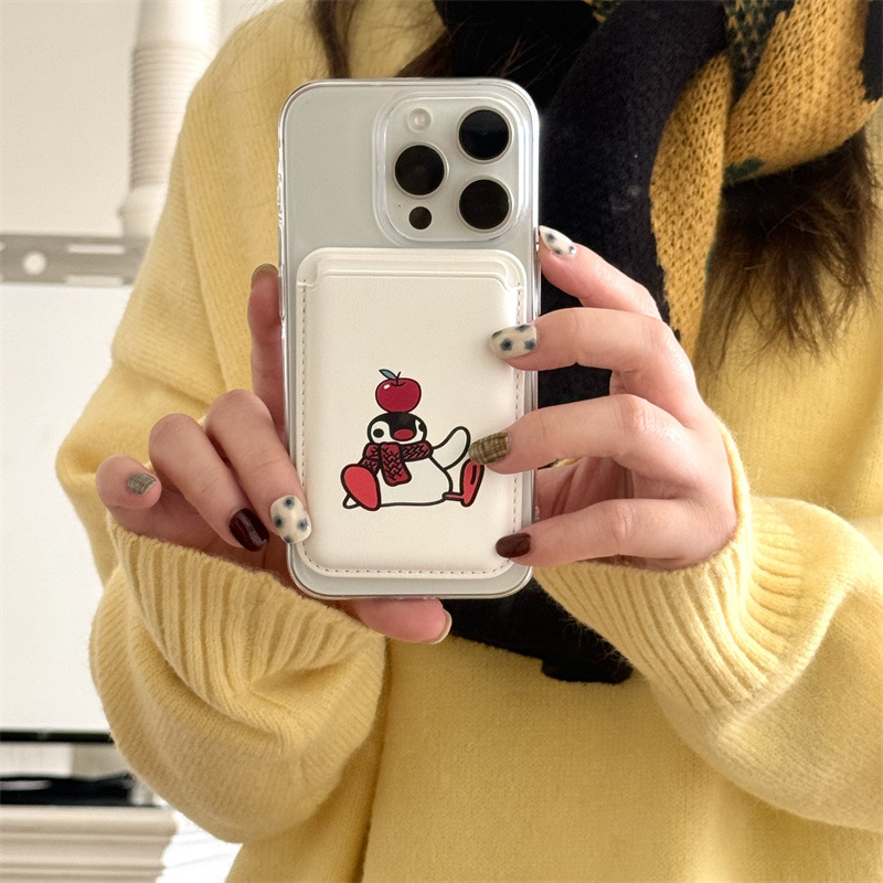 Cute Cartoon PU Leather Magnet - đánh giá và giá Phone Accessories Cute