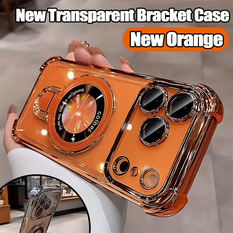 Luxury Clear  Plating Phone Ca - đánh giá và giá Phone Accessories Ring Holder