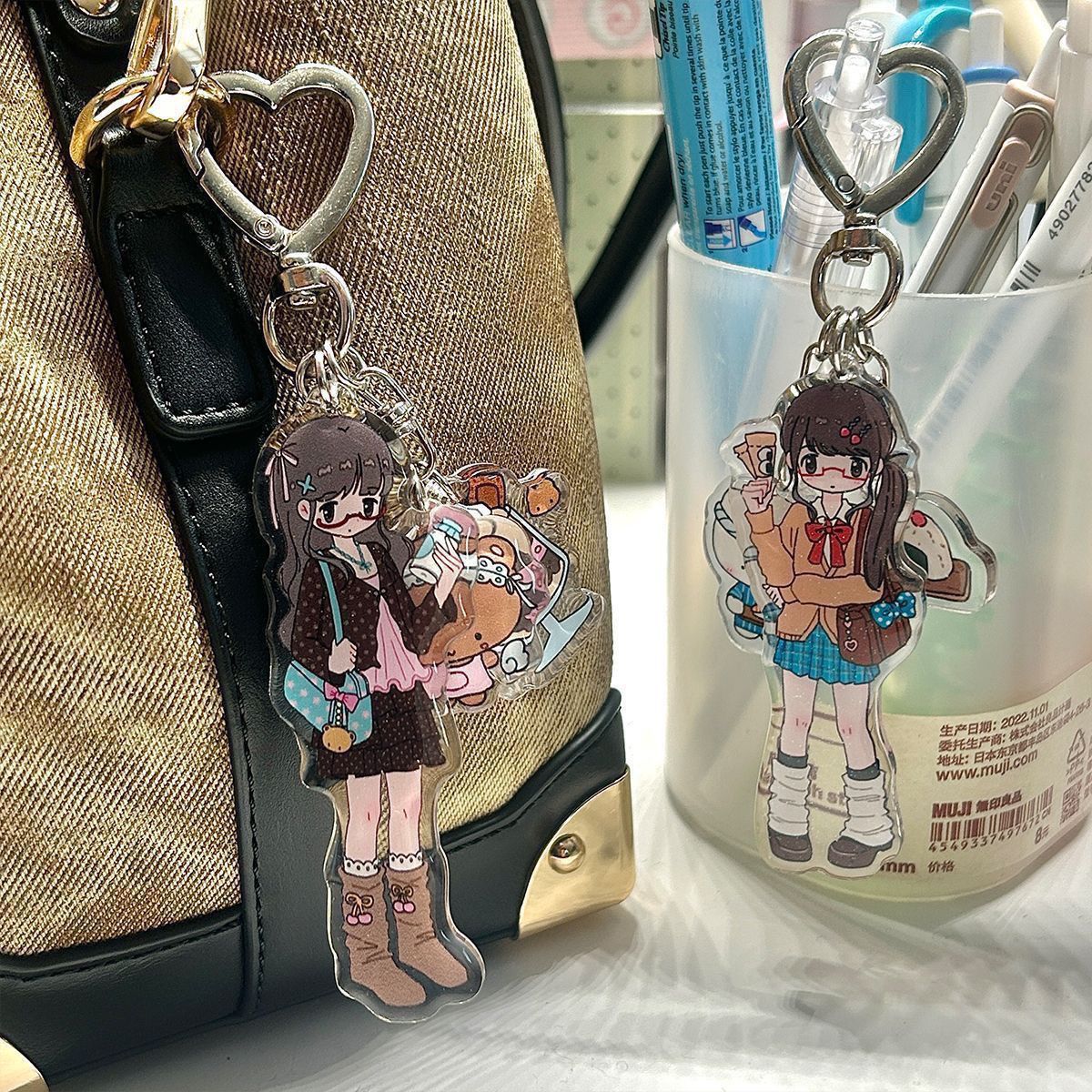 Cute Girl Aesthetic Acrylic Ph - đánh giá và giá Phone Accessories Cute