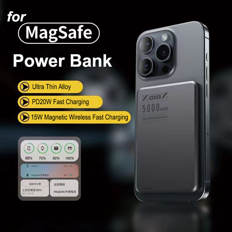 Ultra Slim Magnetic Power Bank - đánh giá và giá Power Bank Slim