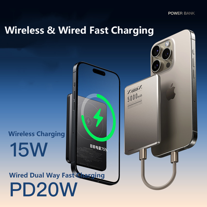 Ultra Slim Magnetic Power Bank - đánh giá và giá Power Bank Slim