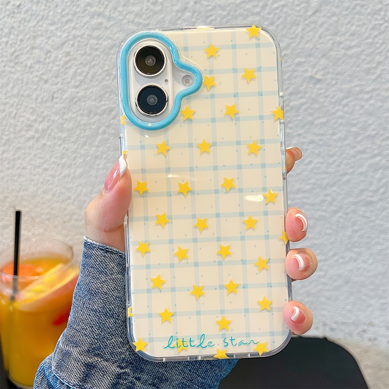 Yellow Star Checkered Pattern  - đánh giá và giá Yellow Phone Accessories