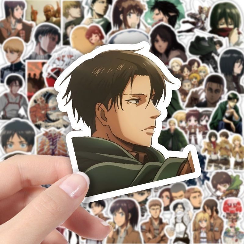 60Pcs Attack on Titan Anime St - đánh giá và giá Phone Accessories Cute