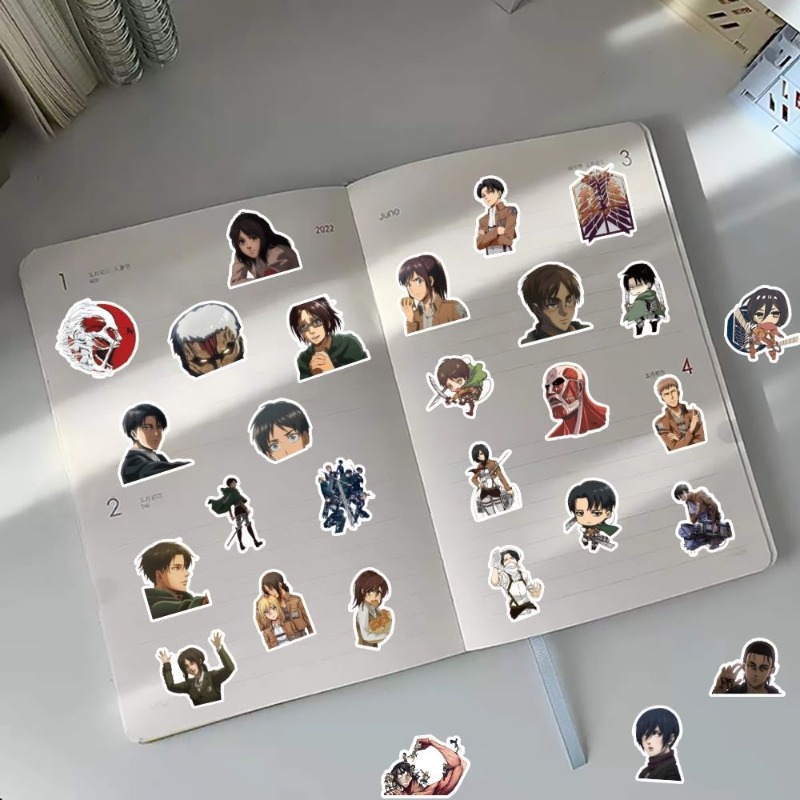 60Pcs Attack on Titan Anime St - đánh giá và giá Phone Accessories Cute