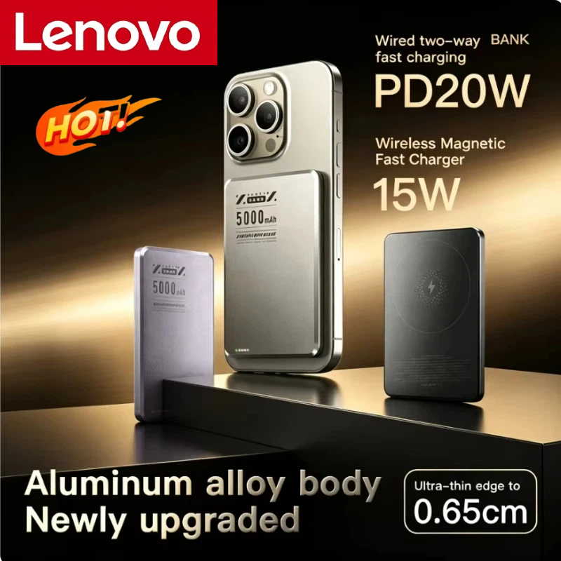 Lenovo 10000mAh Ultra Slim Mag - đánh giá và giá Power Bank Slim