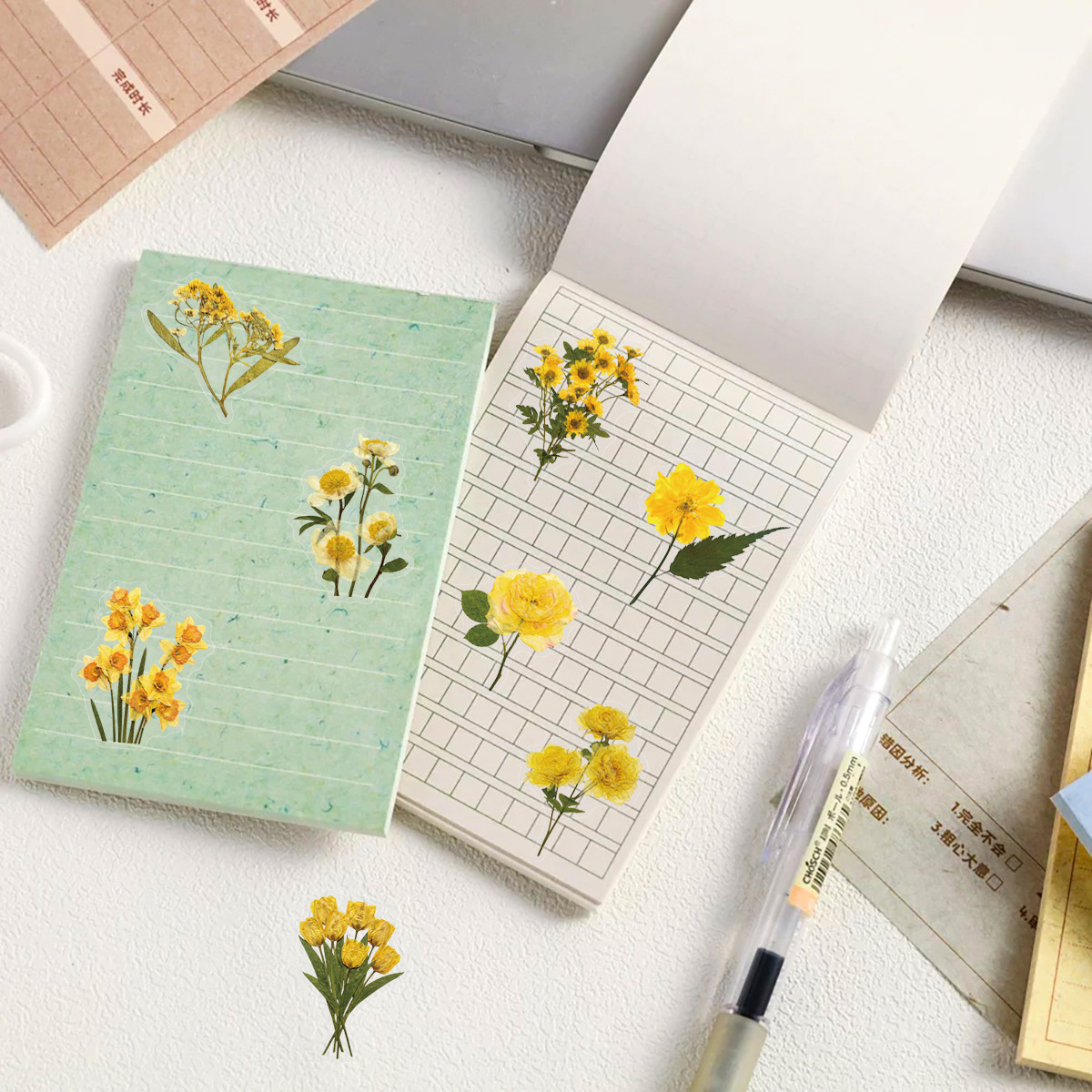50Pcs Sunflower Transparent Ye - đánh giá và giá Yellow Phone Accessories