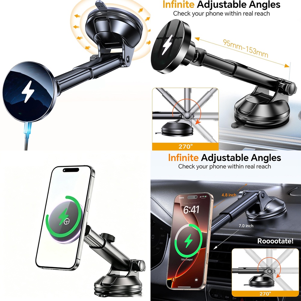 New Wireless Car Charger Elect - đánh giá và giá Phone Accessories Trending Products