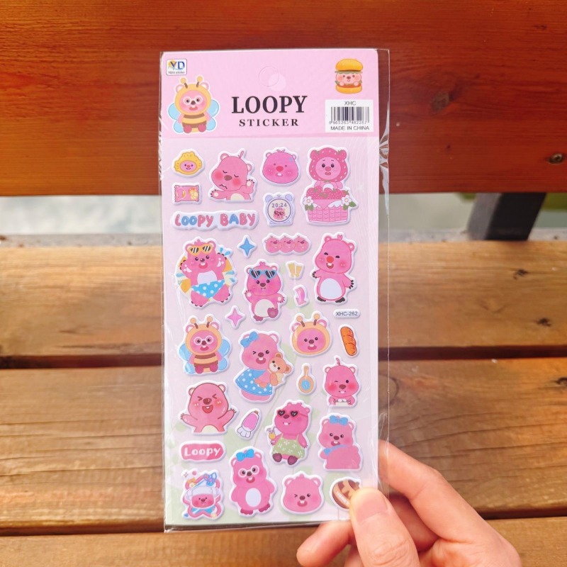 New Pororo Anime Cute Loopy 3D - đánh giá và giá Phone Accessories Cute
