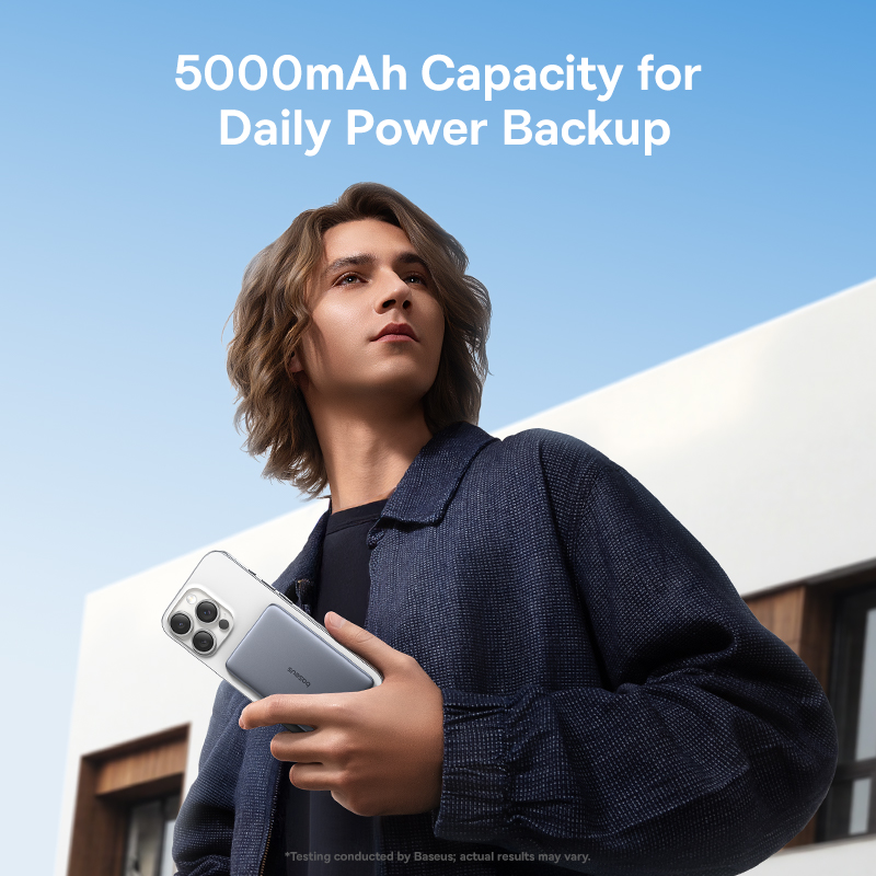 Baseus 5000mAh Magnetic Power  - đánh giá và giá Power Bank Slim