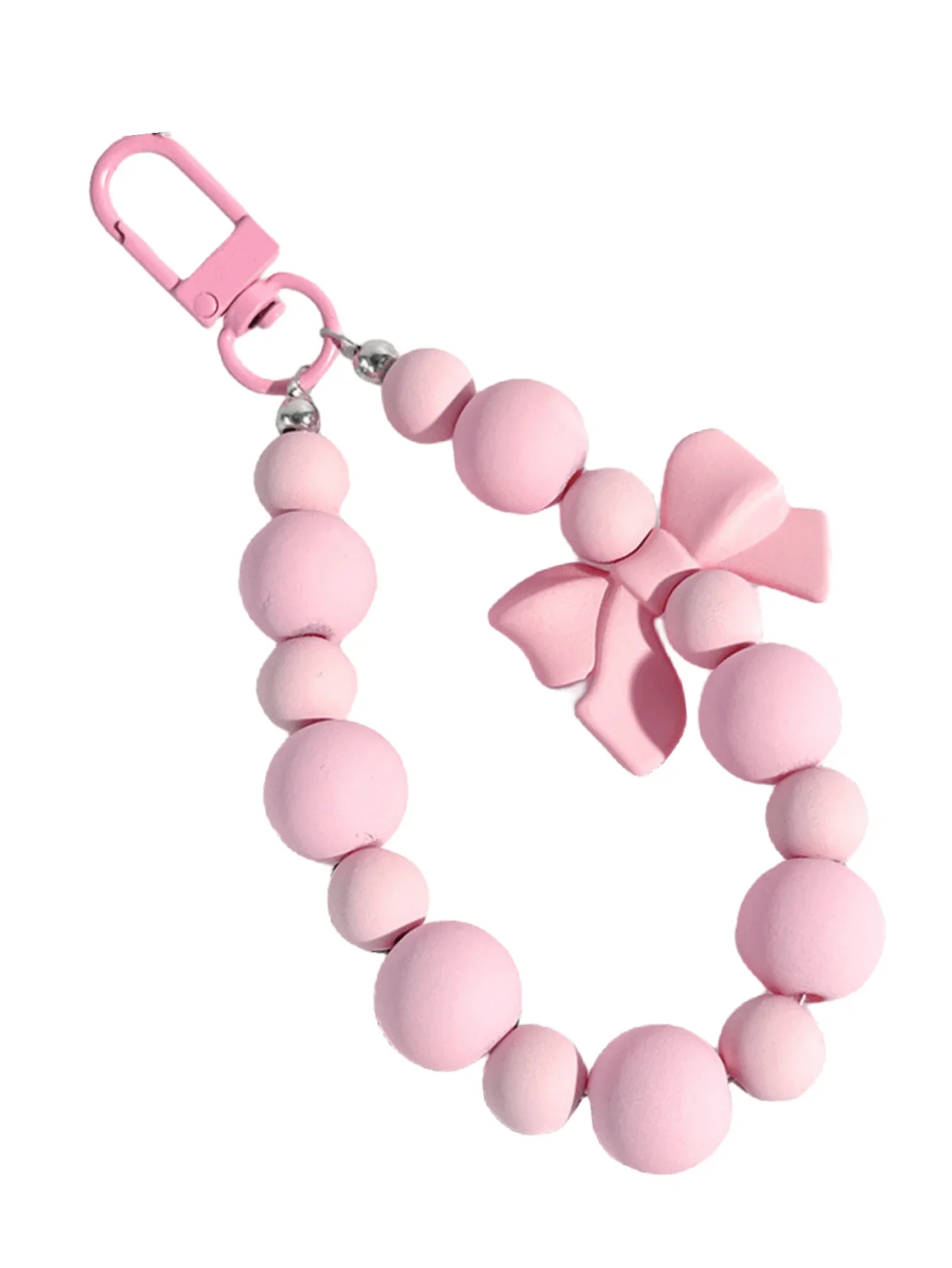 1pc Pink Pearl Bow Keychain Mo - đánh giá và giá Phone Accessories For Teen Girls