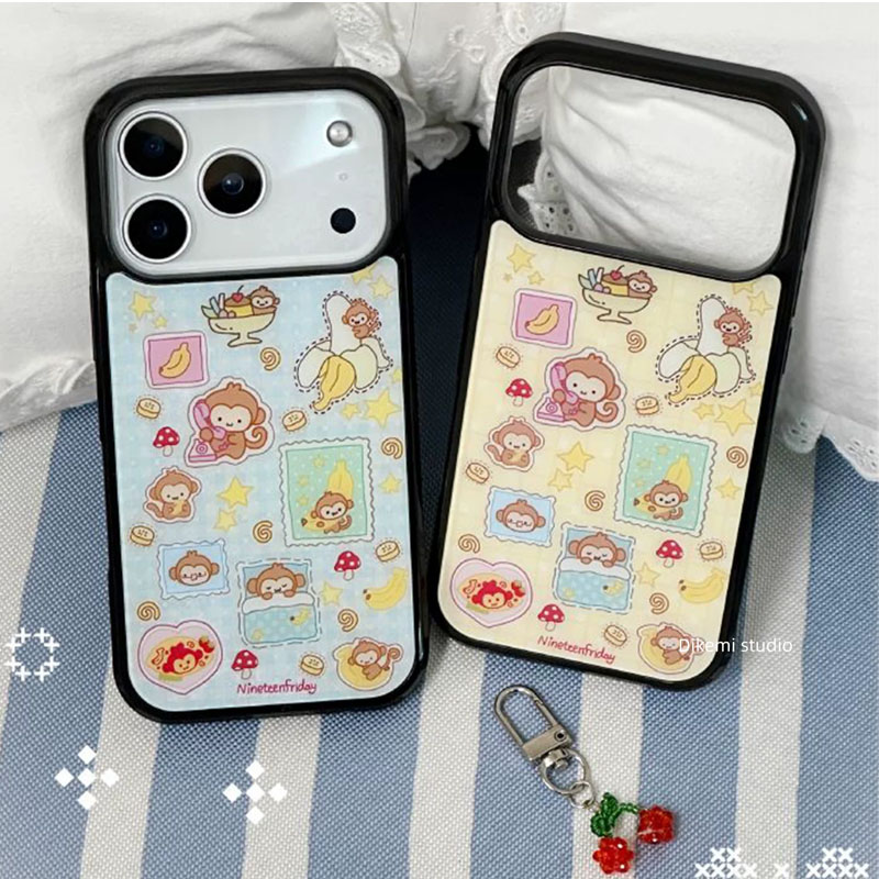 Korean Ins Blue Yellow Monkey  - đánh giá và giá Yellow Phone Accessories