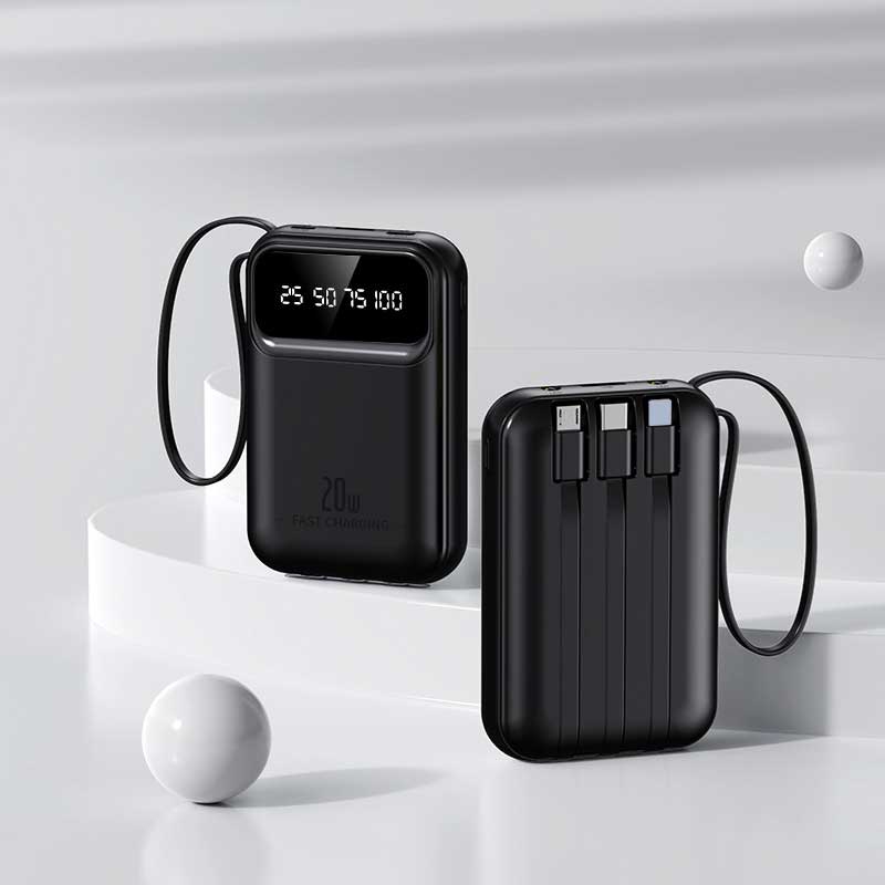 50000mAh 4 In1 Built-in Cable  - đánh giá và giá Power Bank Slim